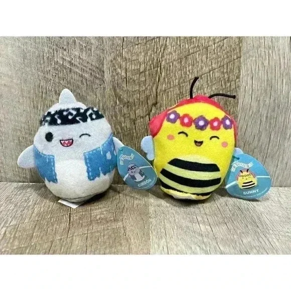 Lot Of 2 Gordon + Sunny Squishmallows McDonald’s 2023 Plush Toys Unused - Picture 2 of 4